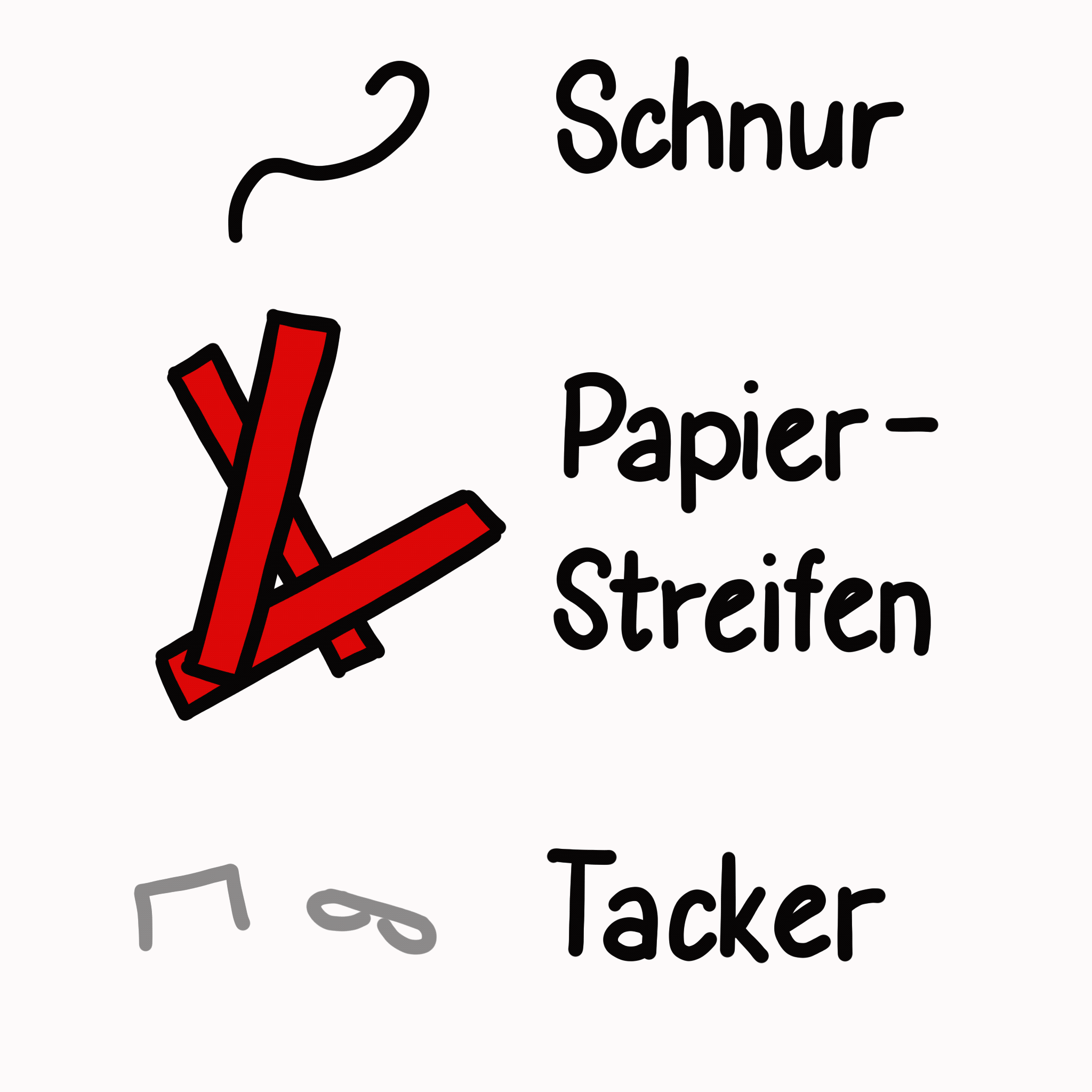 Bastelanleitung Herz